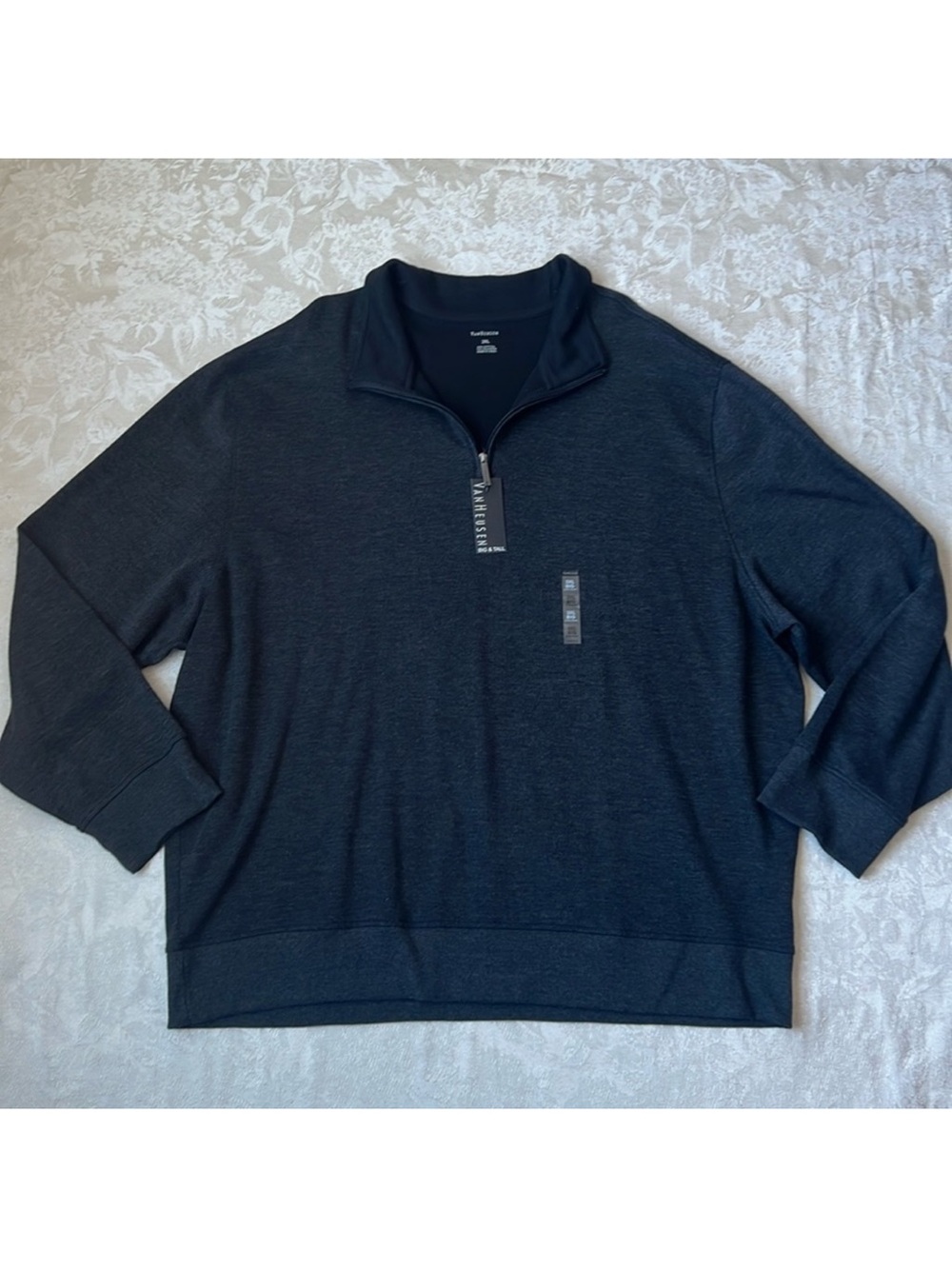 Van Heusen Big & Tall 1/4 Zip Sweater